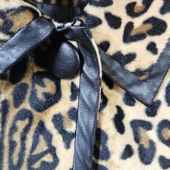 Nygard Collection Women's Leopard Print Jacket Coat Lined Size 8 - Picture 8 of 11